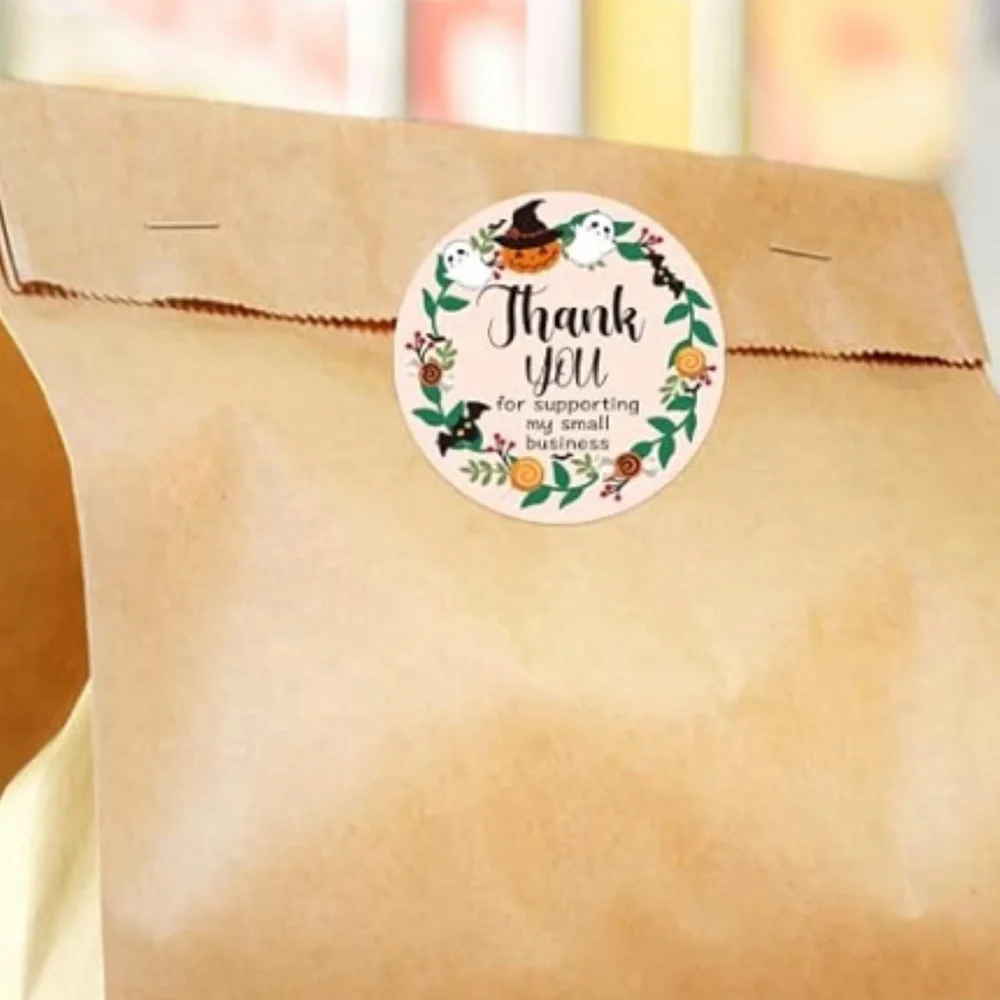 NEW Halloween Thank You Stickers 600pc - Picture 2 of 2